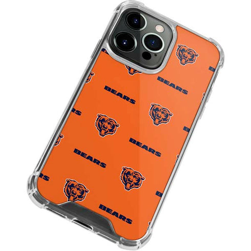NFL Chicago Bears Blitz Series iPhone 13 Pro Clear Case