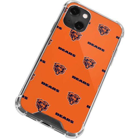 NFL Chicago Bears Blitz Series iPhone 14 Plus Clear Case