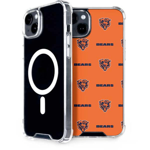 NFL Chicago Bears Blitz Series iPhone 15 Plus MagSafe Case
