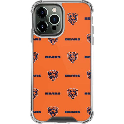 NFL Chicago Bears Blitz Series iPhone 14 Pro Max Clear Case