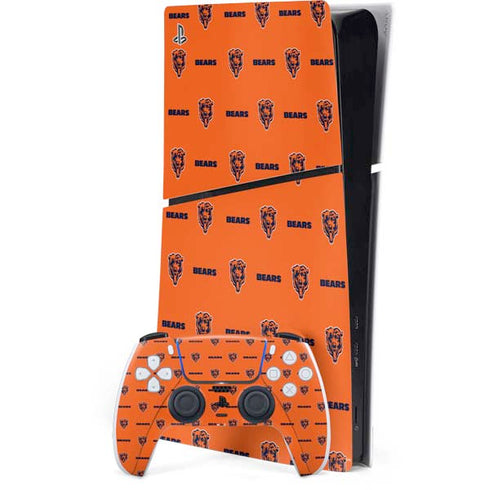 NFL Chicago Bears Blitz Series PS5 Slim Digital Edition Console Skin