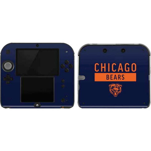 NFL Chicago Bears Blue Performance Series Nintendo 2DS Skin