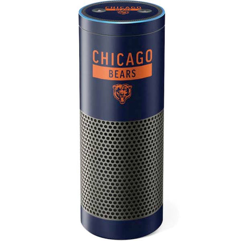 NFL Chicago Bears Blue Performance Series Amazon Echo Skin