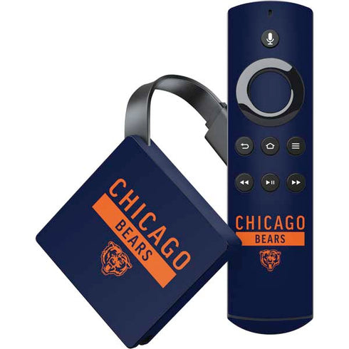 NFL Chicago Bears Blue Performance Series Amazon Fire TV Skin