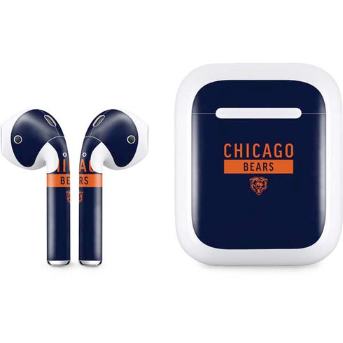 NFL Chicago Bears Blue Performance Series Apple AirPods Skin