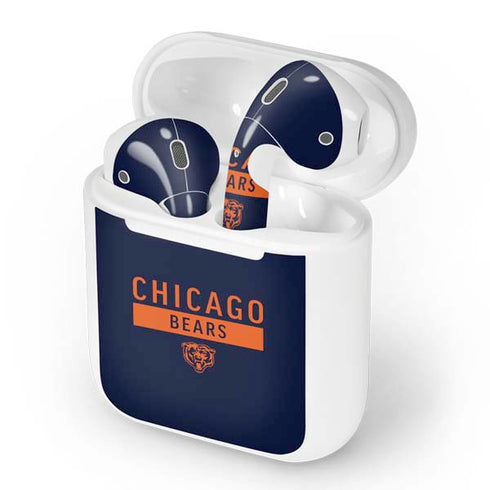NFL Chicago Bears Blue Performance Series Apple AirPods Skin