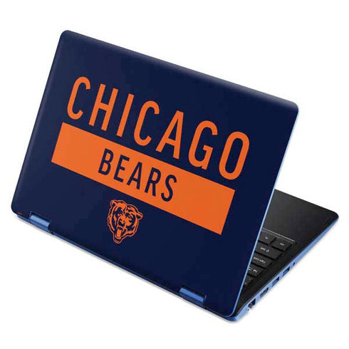 NFL Chicago Bears Blue Performance Series Aspire R11 11.6in Skin