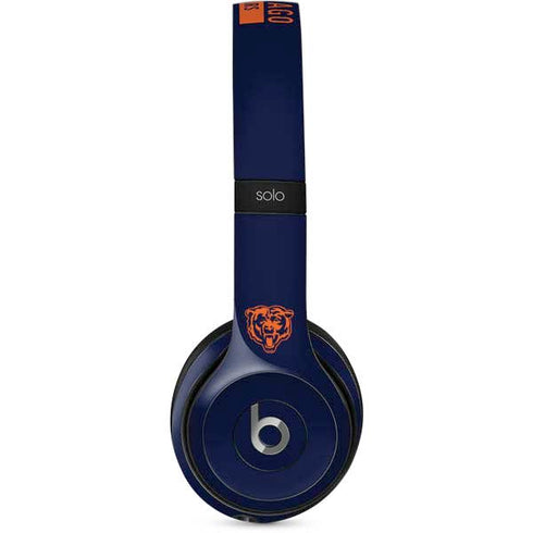NFL Chicago Bears Blue Performance Series Beats Solo 2 Wired Skin