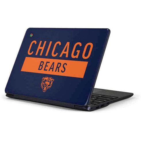 NFL Chicago Bears Blue Performance Series Samsung Chromebook Skin