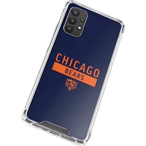 NFL Chicago Bears Blue Performance Series Galaxy A32 5G Clear Case
