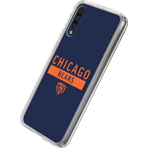 NFL Chicago Bears Blue Performance Series Galaxy A50 Clear Case