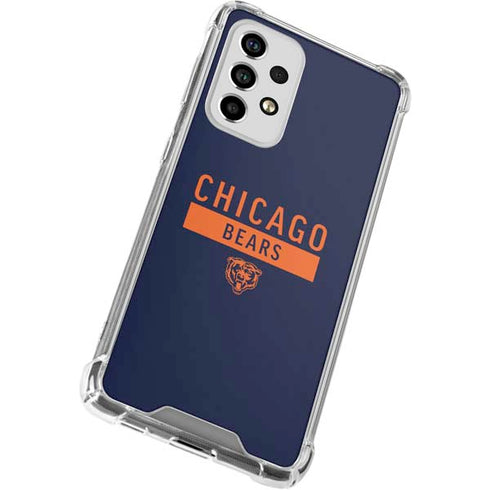 NFL Chicago Bears Blue Performance Series Galaxy A53 5G Clear Case