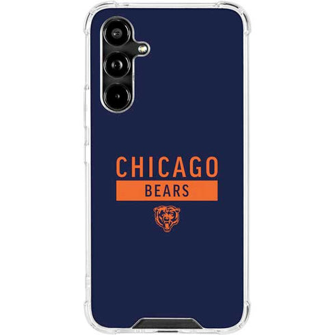 NFL Chicago Bears Blue Performance Series Galaxy A54 5G Clear Case
