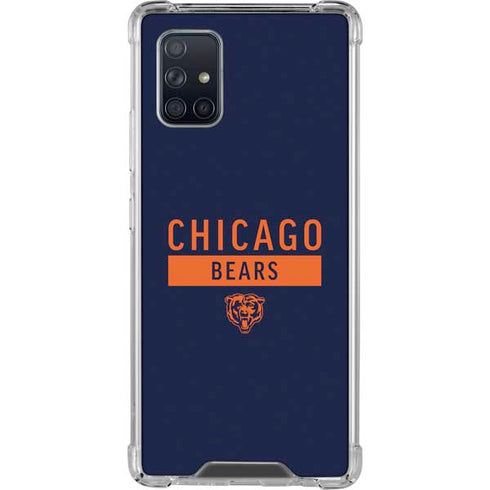 NFL Chicago Bears Blue Performance Series Galaxy A71 5G Clear Case