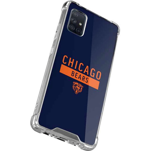 NFL Chicago Bears Blue Performance Series Galaxy A71 5G Clear Case
