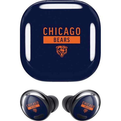 NFL Chicago Bears Blue Performance Series Galaxy Buds Pro Skin