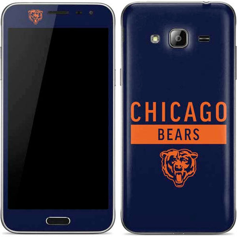 NFL Chicago Bears Blue Performance Series Galaxy J3 Skin