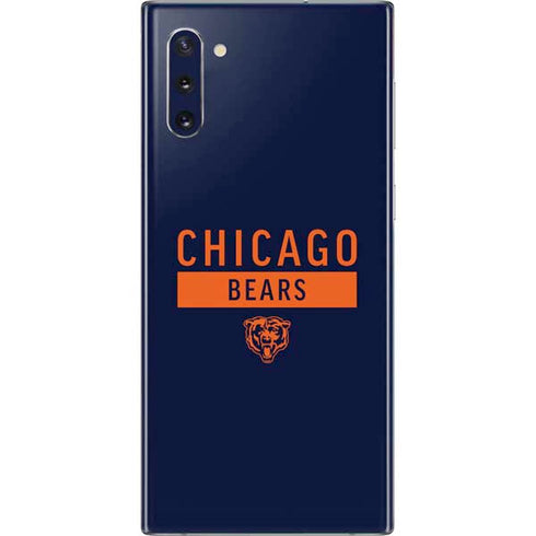 NFL Chicago Bears Blue Performance Series Galaxy Note 10 Skin