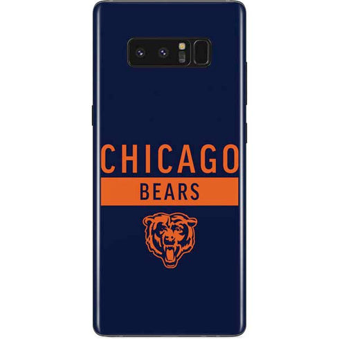 NFL Chicago Bears Blue Performance Series Galaxy Note 8 Skin