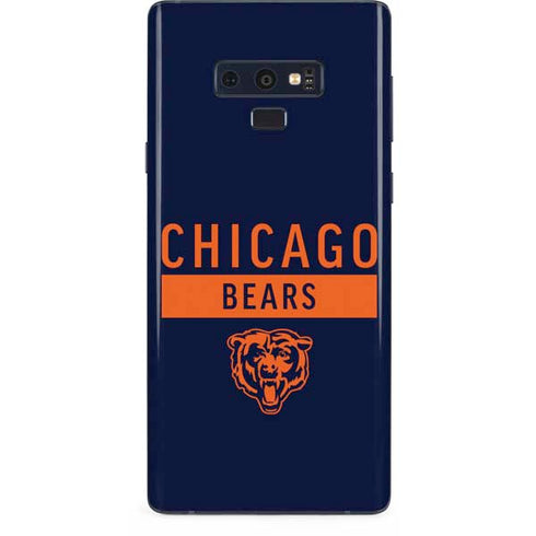 NFL Chicago Bears Blue Performance Series Galaxy Note 9 Skin