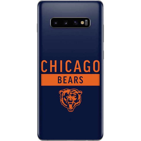 NFL Chicago Bears Blue Performance Series Galaxy S10 Plus Skin