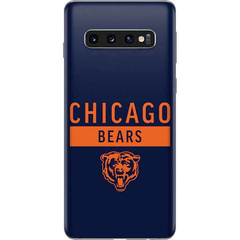 NFL Chicago Bears Blue Performance Series Galaxy S10 Skin