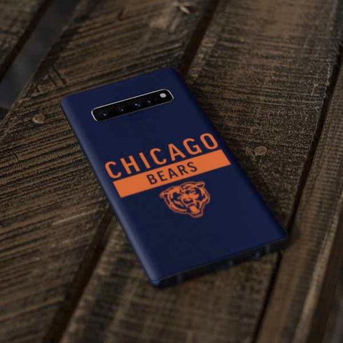 NFL Chicago Bears Blue Performance Series Galaxy S10 Skin