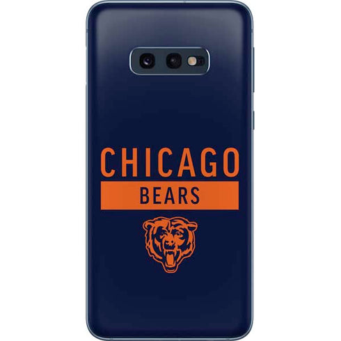 NFL Chicago Bears Blue Performance Series Galaxy S10e Skin