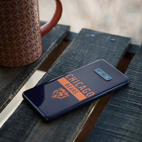 NFL Chicago Bears Blue Performance Series Galaxy S10e Skin