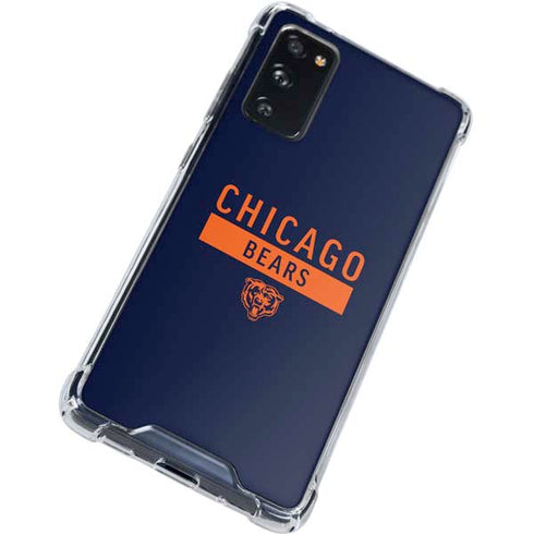 NFL Chicago Bears Blue Performance Series Galaxy S20 FE Clear Case