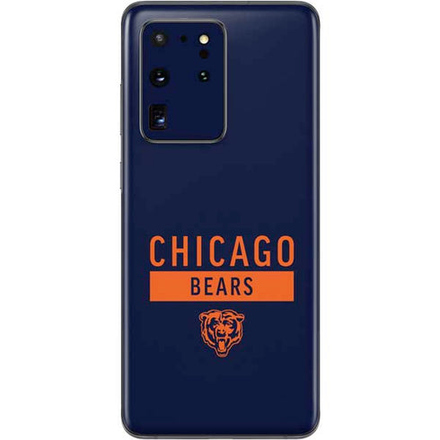 NFL Chicago Bears Blue Performance Series Galaxy S20 Ultra 5G Skin