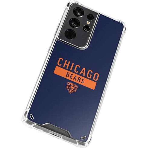 NFL Chicago Bears Blue Performance Series Galaxy S21 Ultra 5G Clear Case