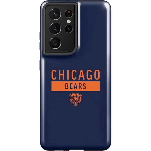 NFL Chicago Bears Blue Performance Series Galaxy S21 Ultra 5G Pro Case