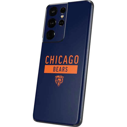 NFL Chicago Bears Blue Performance Series Galaxy S21 Ultra 5G Skin