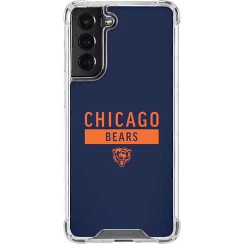 NFL Chicago Bears Blue Performance Series Galaxy S22 Clear Case