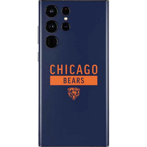 NFL Chicago Bears Blue Performance Series Galaxy S22 Ultra Skin