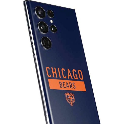 NFL Chicago Bears Blue Performance Series Galaxy S22 Ultra Skin