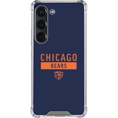 NFL Chicago Bears Blue Performance Series Galaxy S23 Clear Case
