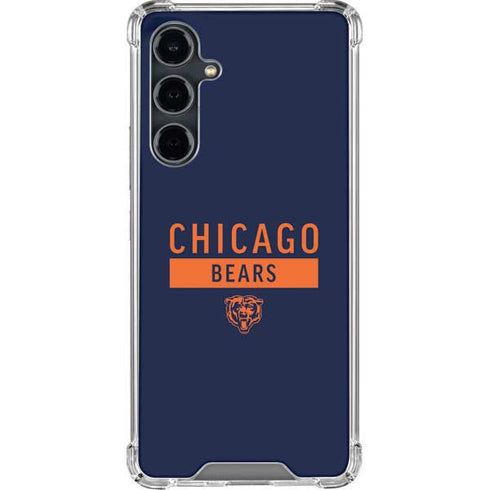 NFL Chicago Bears Blue Performance Series Galaxy S23 FE Clear Case