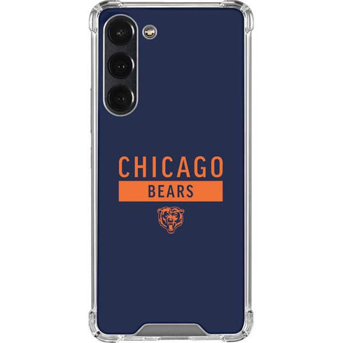 NFL Chicago Bears Blue Performance Series Galaxy S23 Plus Clear Case