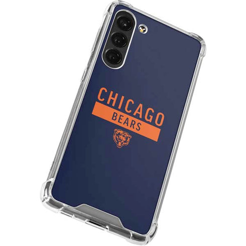 NFL Chicago Bears Blue Performance Series Galaxy S23 Plus Clear Case