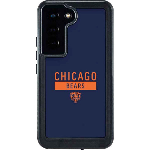 NFL Chicago Bears Blue Performance Series Galaxy S23 Waterproof Case