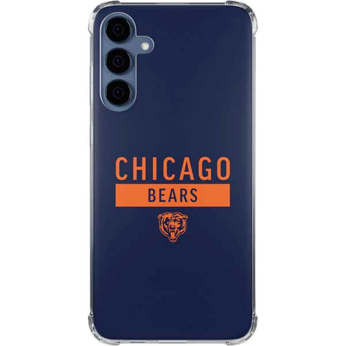 NFL Chicago Bears Blue Performance Series Galaxy S24 Clear Case