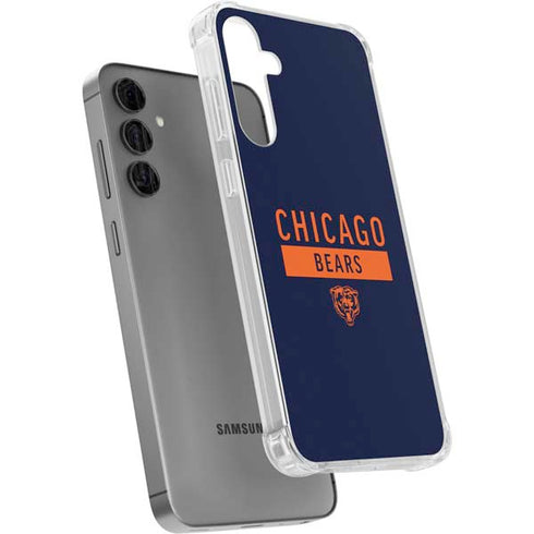 NFL Chicago Bears Blue Performance Series Galaxy S24 Plus Clear Case