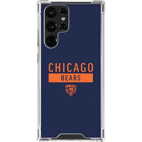 NFL Chicago Bears Blue Performance Series Galaxy S24 Ultra Clear Case