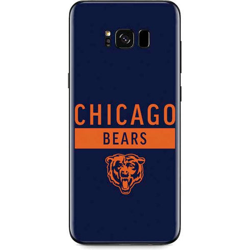 NFL Chicago Bears Blue Performance Series Galaxy S8 Plus Skin
