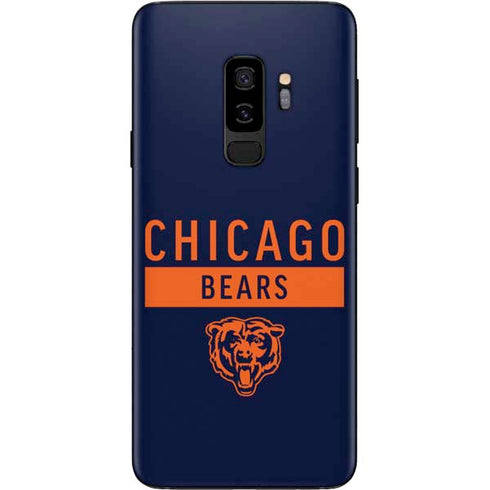 NFL Chicago Bears Blue Performance Series Galaxy S9 Plus Skin
