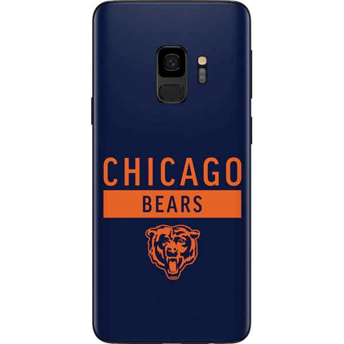 NFL Chicago Bears Blue Performance Series Galaxy S9 Skin