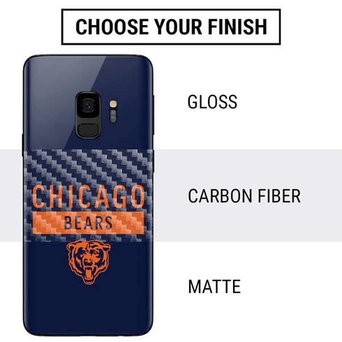 NFL Chicago Bears Blue Performance Series Galaxy S9 Skin