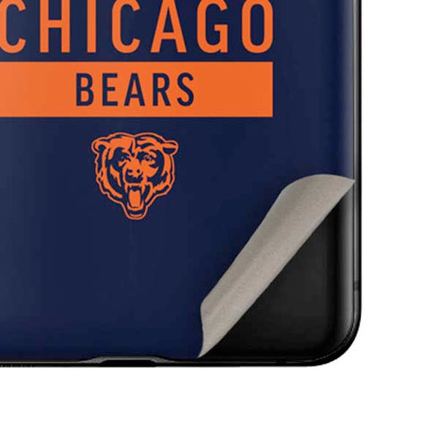 NFL Chicago Bears Blue Performance Series Galaxy Z Flip Skin